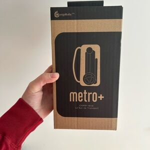 Ergobaby Metro+ Transport Bag in Black and Tan